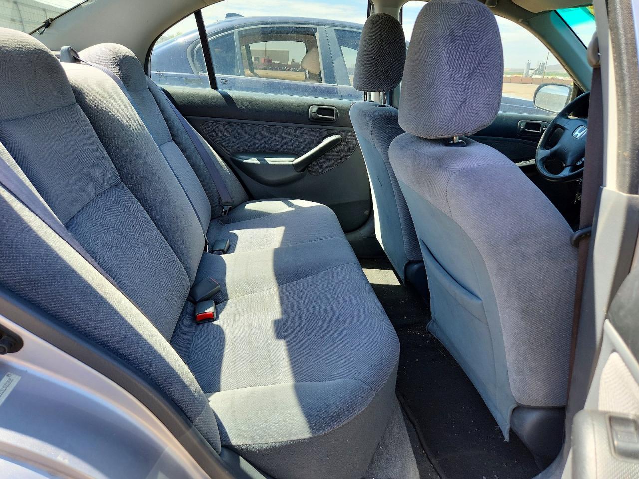 2001 Honda Civic Lx Silver vin: 1HGES16511L032059