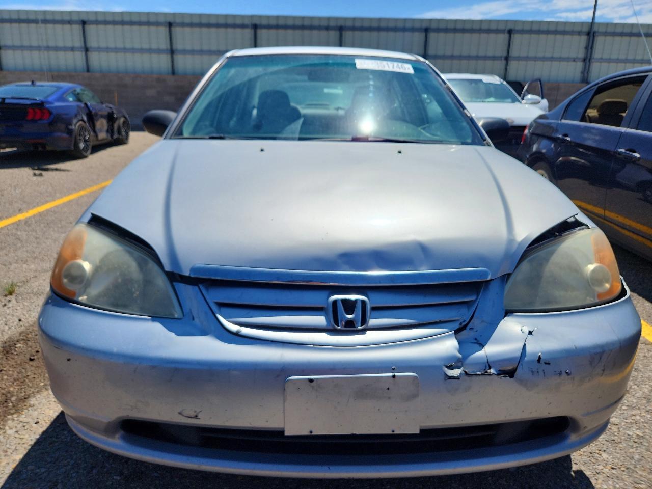 2001 Honda Civic Lx Silver vin: 1HGES16511L032059
