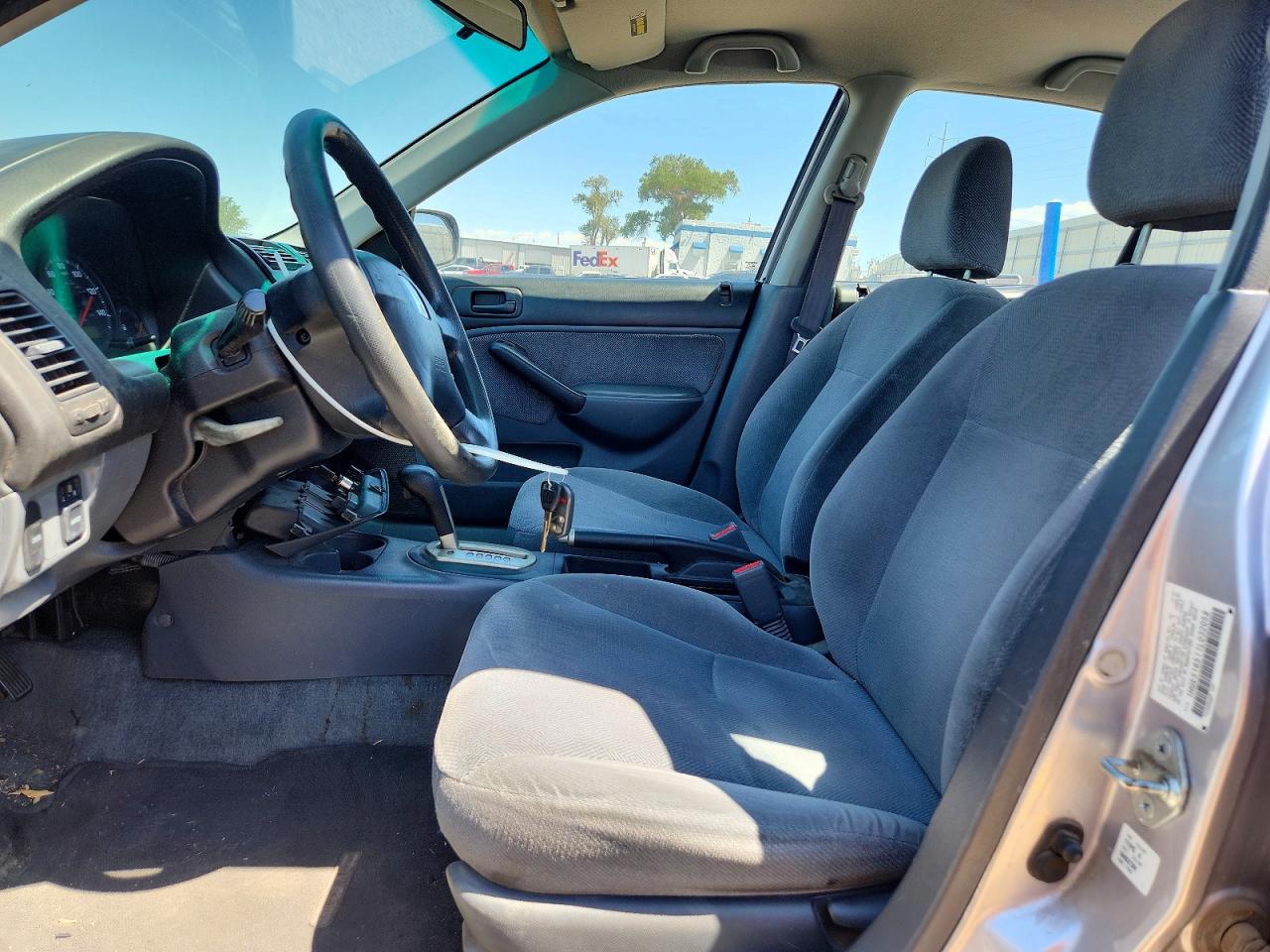 2001 Honda Civic Lx Silver vin: 1HGES16511L032059