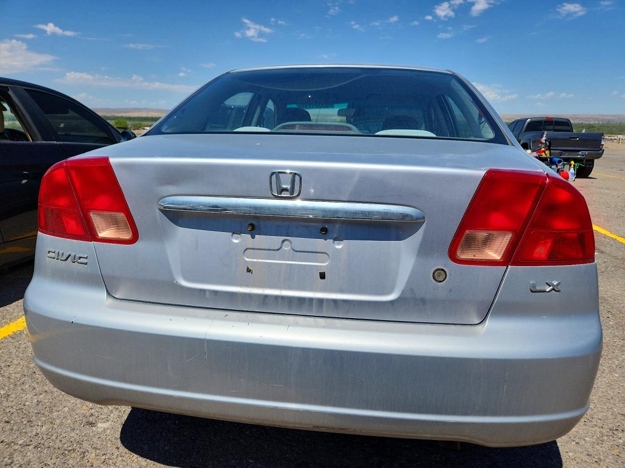 2001 Honda Civic Lx Silver vin: 1HGES16511L032059
