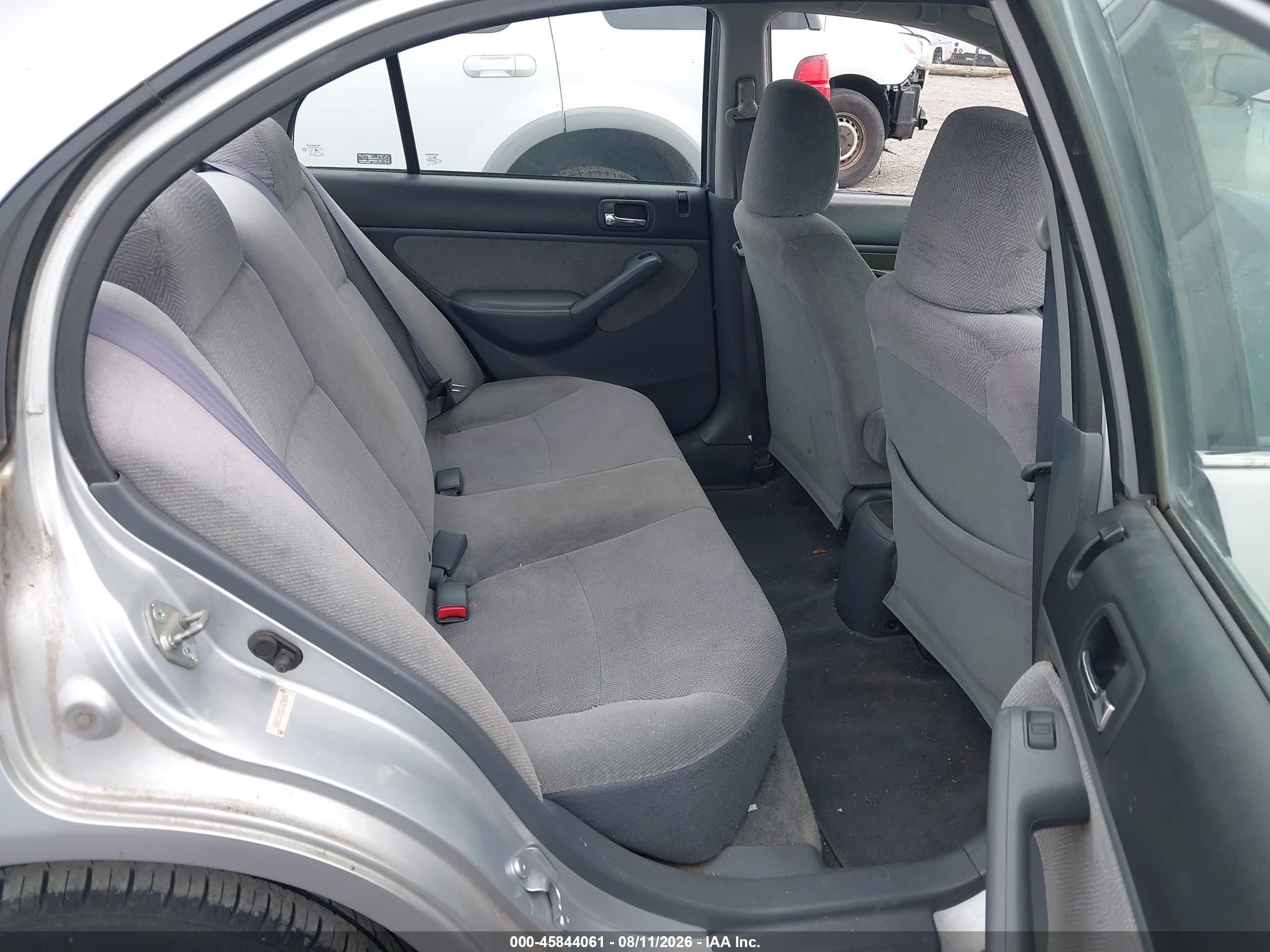 2002 Honda Civic Lx Серебряный vin: 1HGES16512L020866