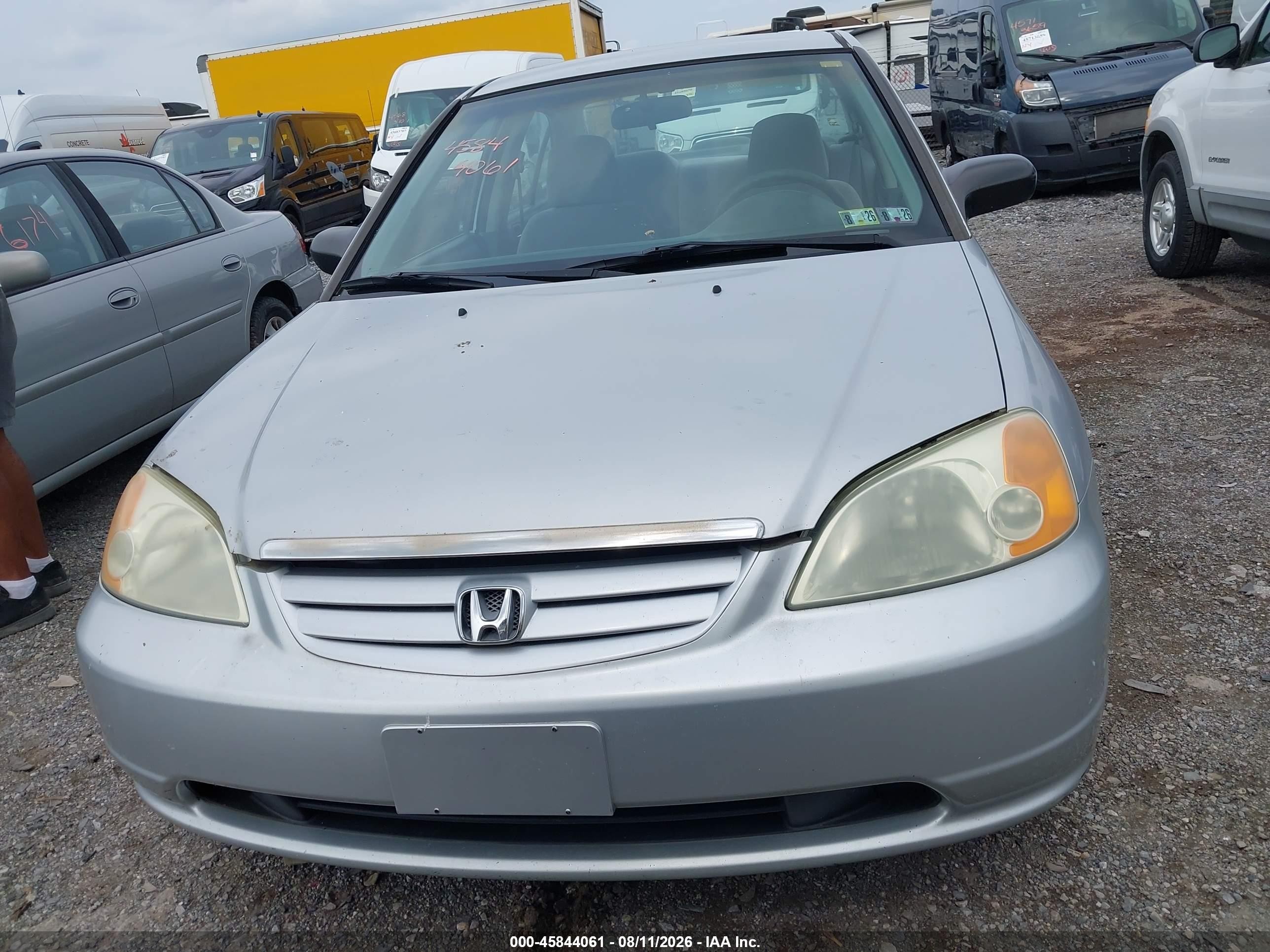2002 Honda Civic Lx Серебряный vin: 1HGES16512L020866