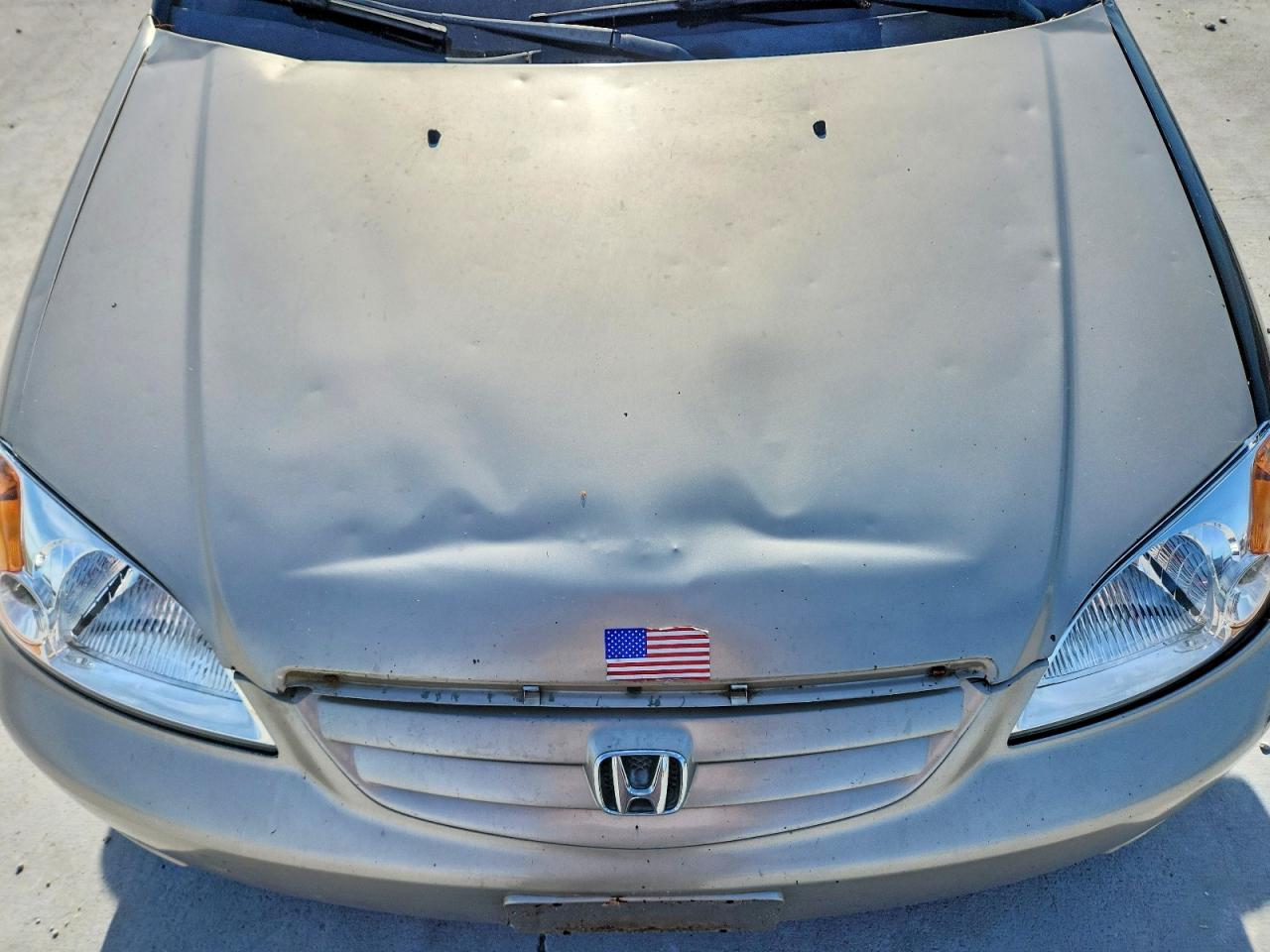 2001 Honda Civic Lx Beige vin: 1HGES16521L003508