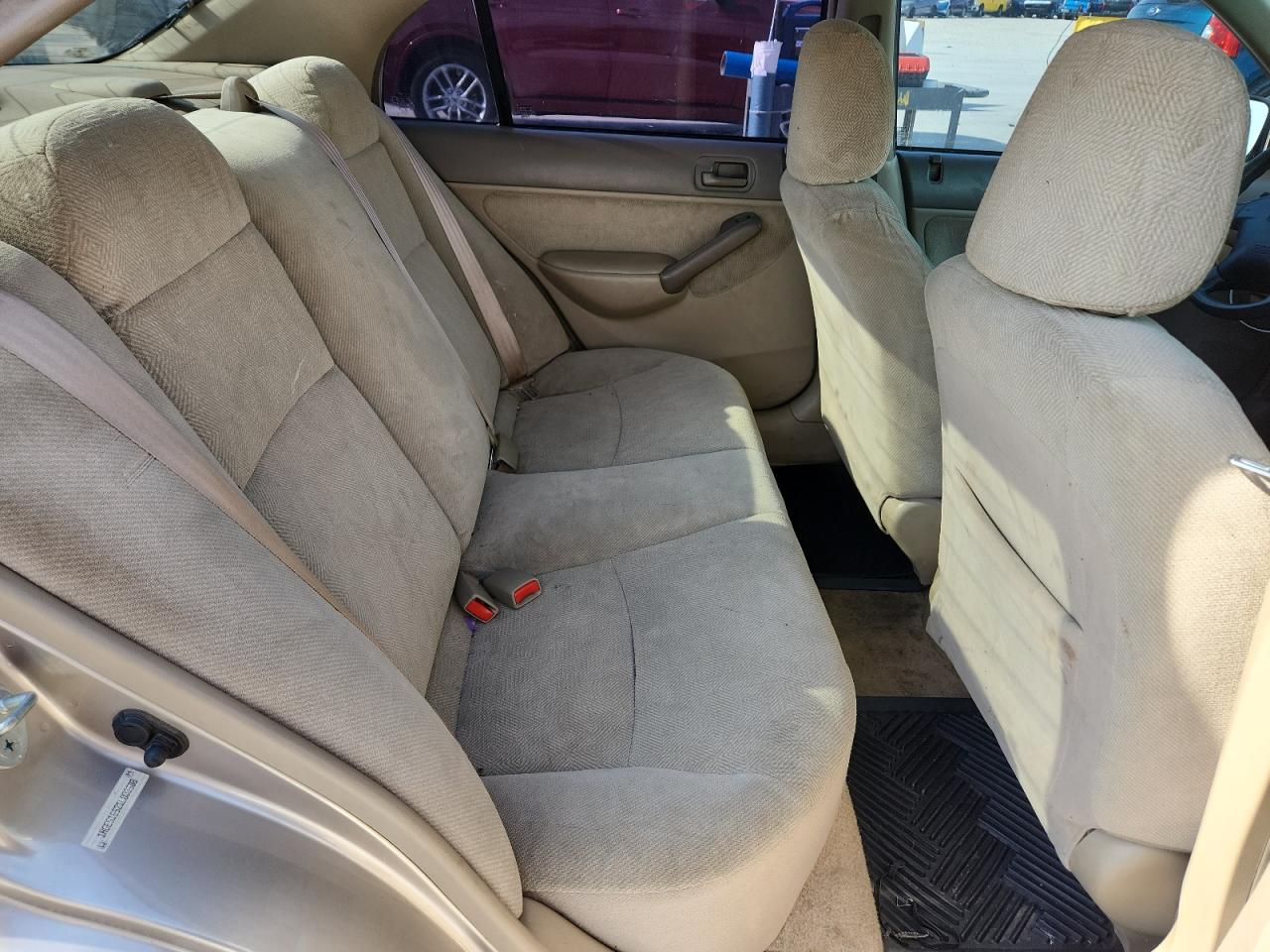 2001 Honda Civic Lx Beige vin: 1HGES16521L003508