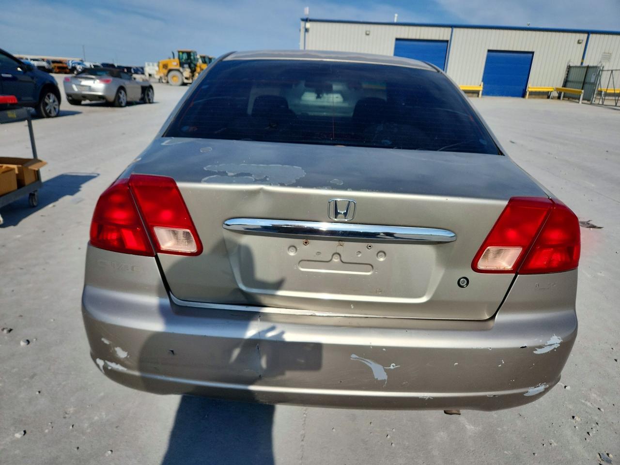 2001 Honda Civic Lx Beige vin: 1HGES16521L003508