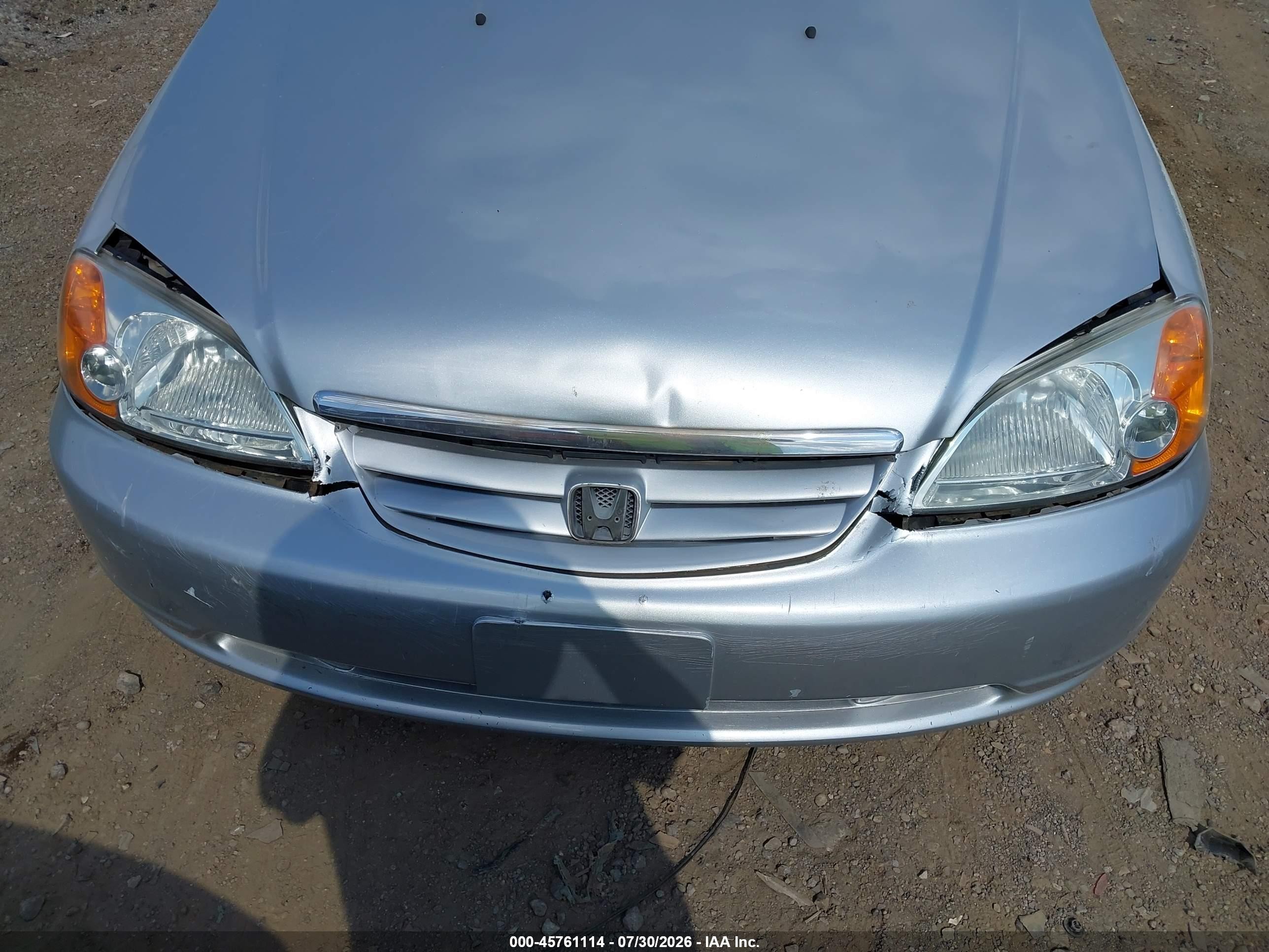 2003 Honda Civic Lx Silver vin: 1HGES16523L025124