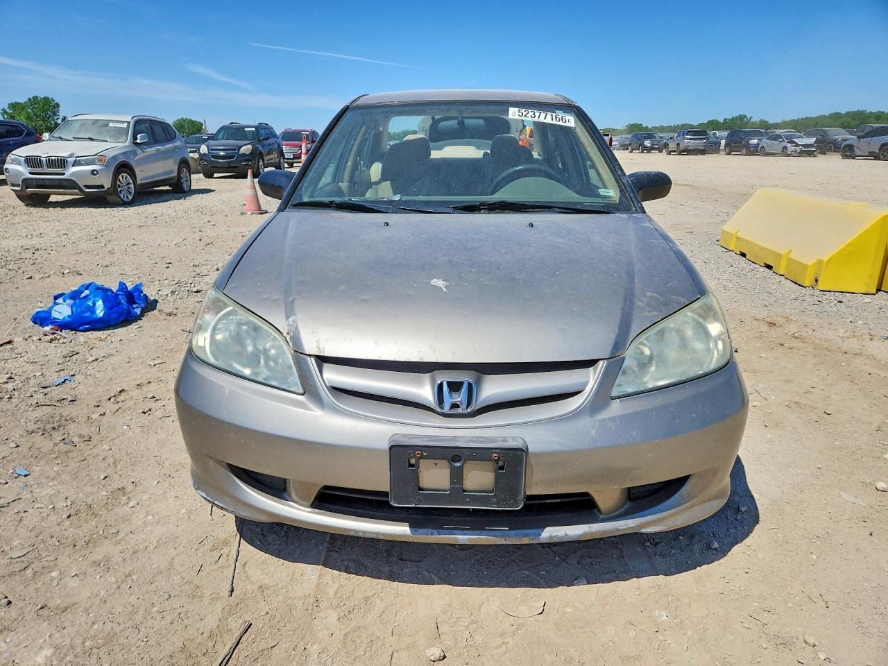 2004 Honda Civic Lx Silver vin: 1HGES16524L011418