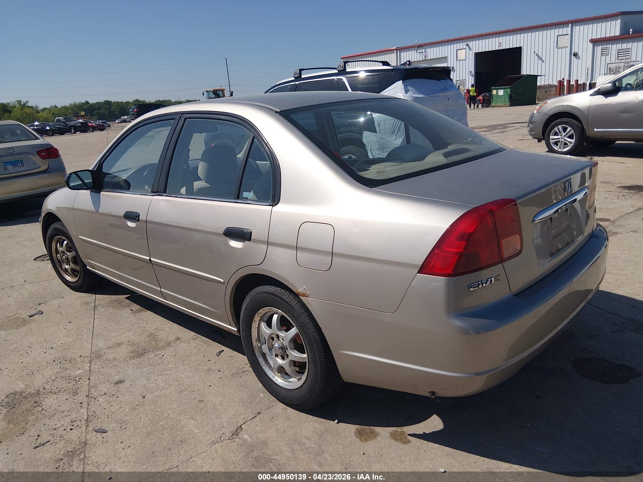 2001 Honda Civic Lx Brown vin: 1HGES16531L037084