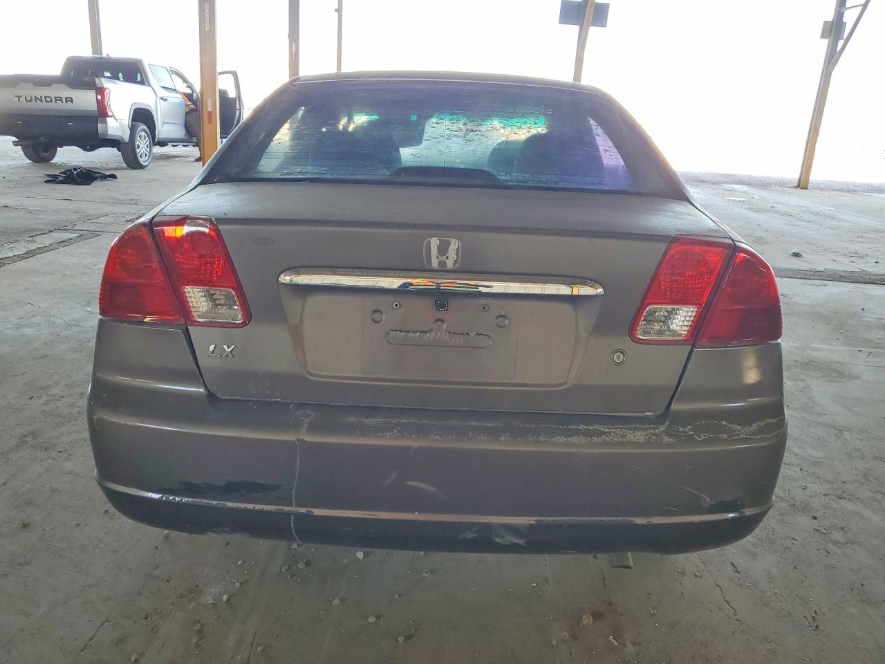 2003 Honda Civic Lx Gray vin: 1HGES16533L016982