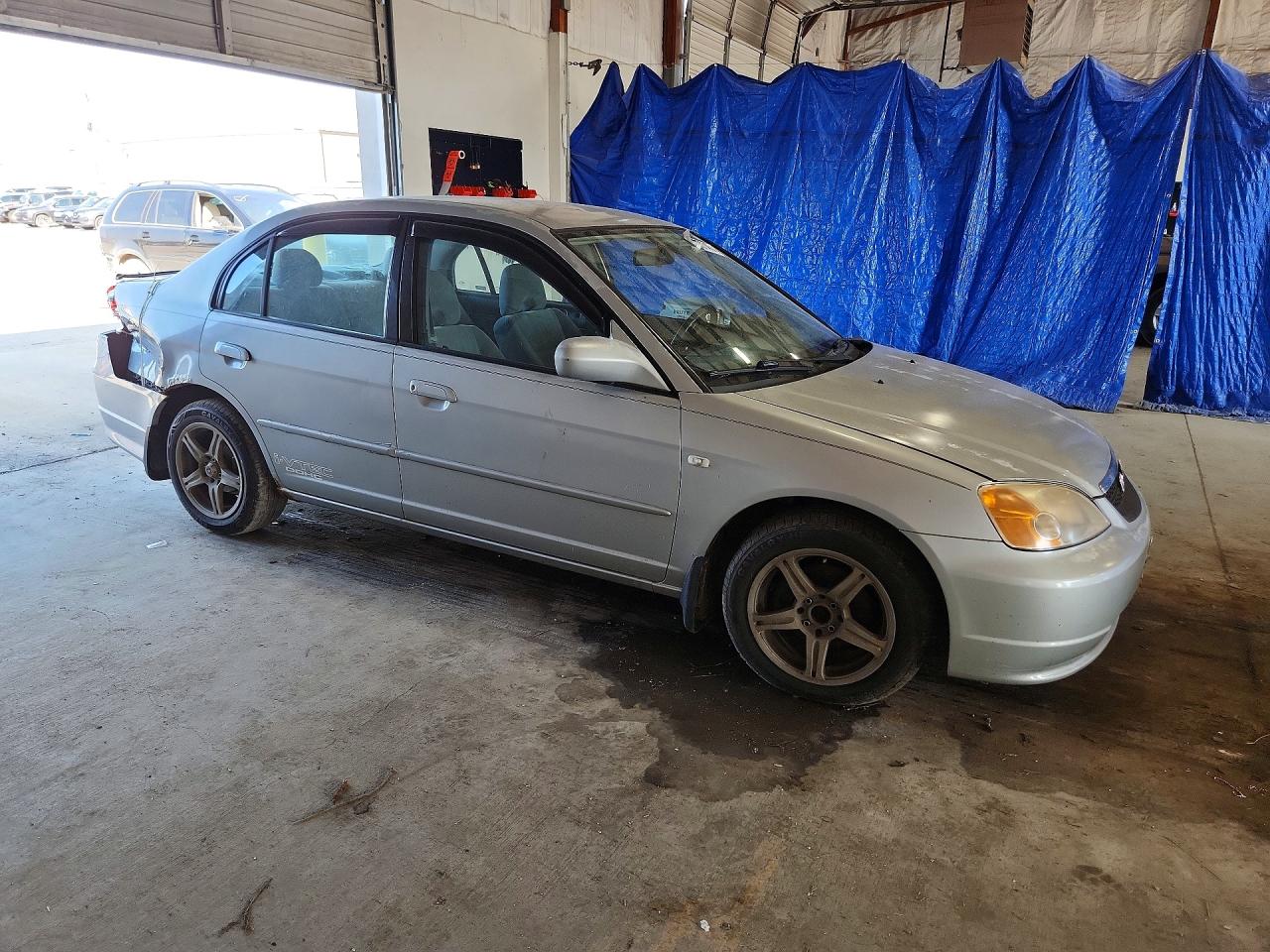 2003 Honda Civic Silver vin: 1HGES16533L029263