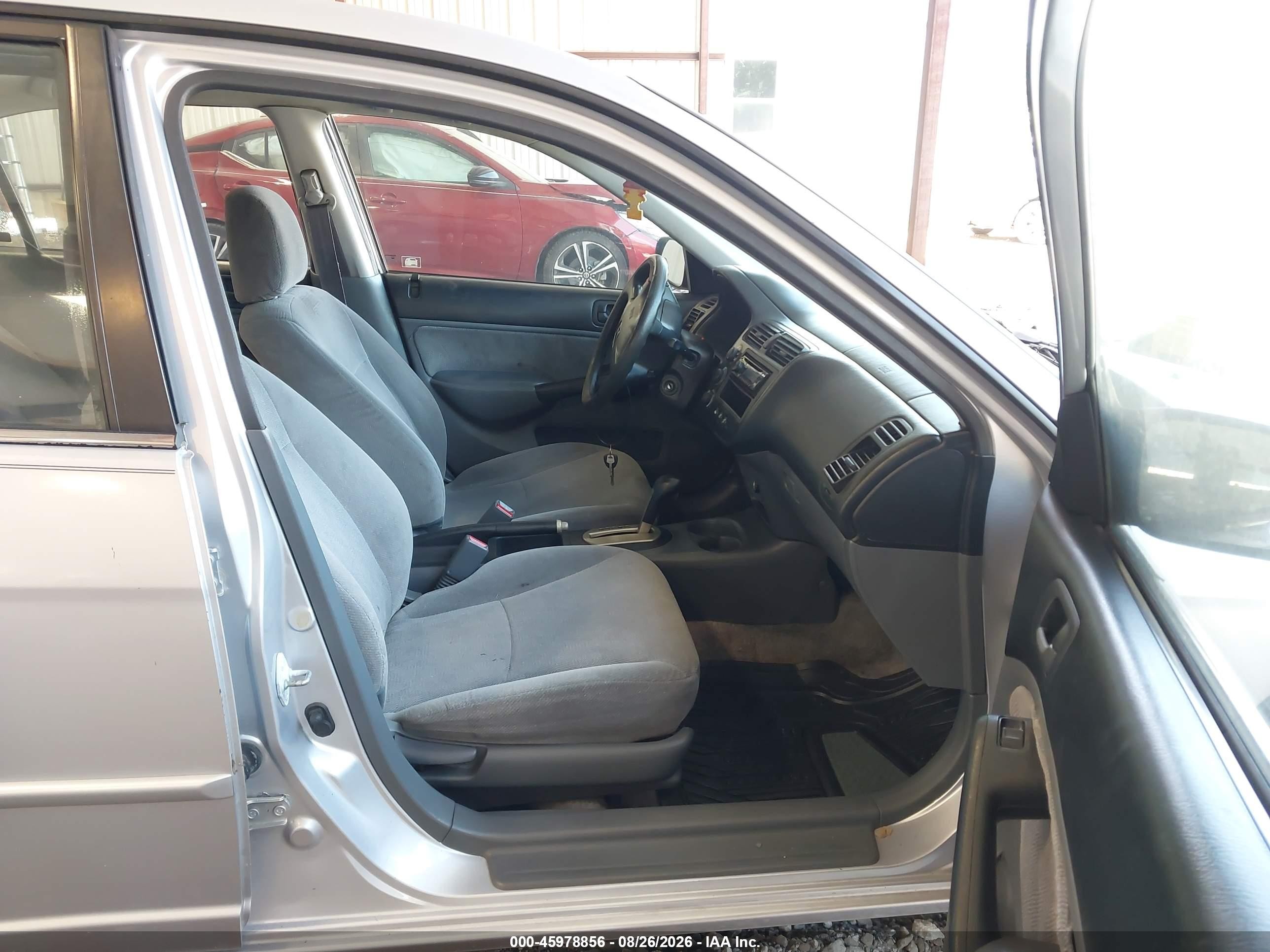 2001 Honda Civic Lx Silver vin: 1HGES16541L015398