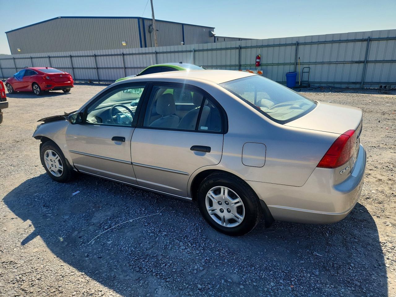 2001 Honda Civic Lx Tan vin: 1HGES16541L064570
