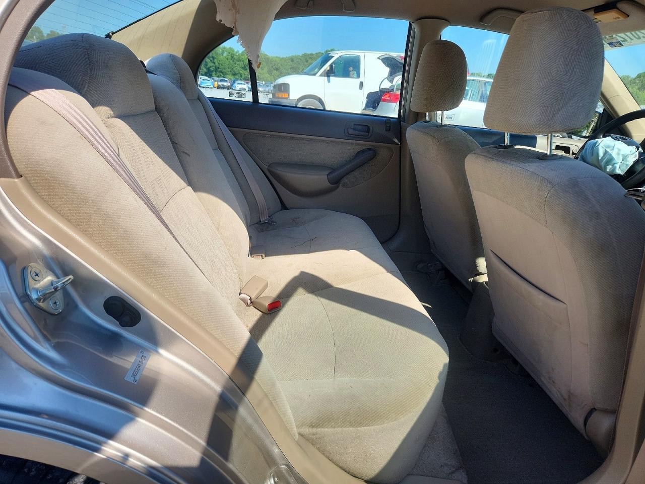 2001 Honda Civic Lx Tan vin: 1HGES16541L064570