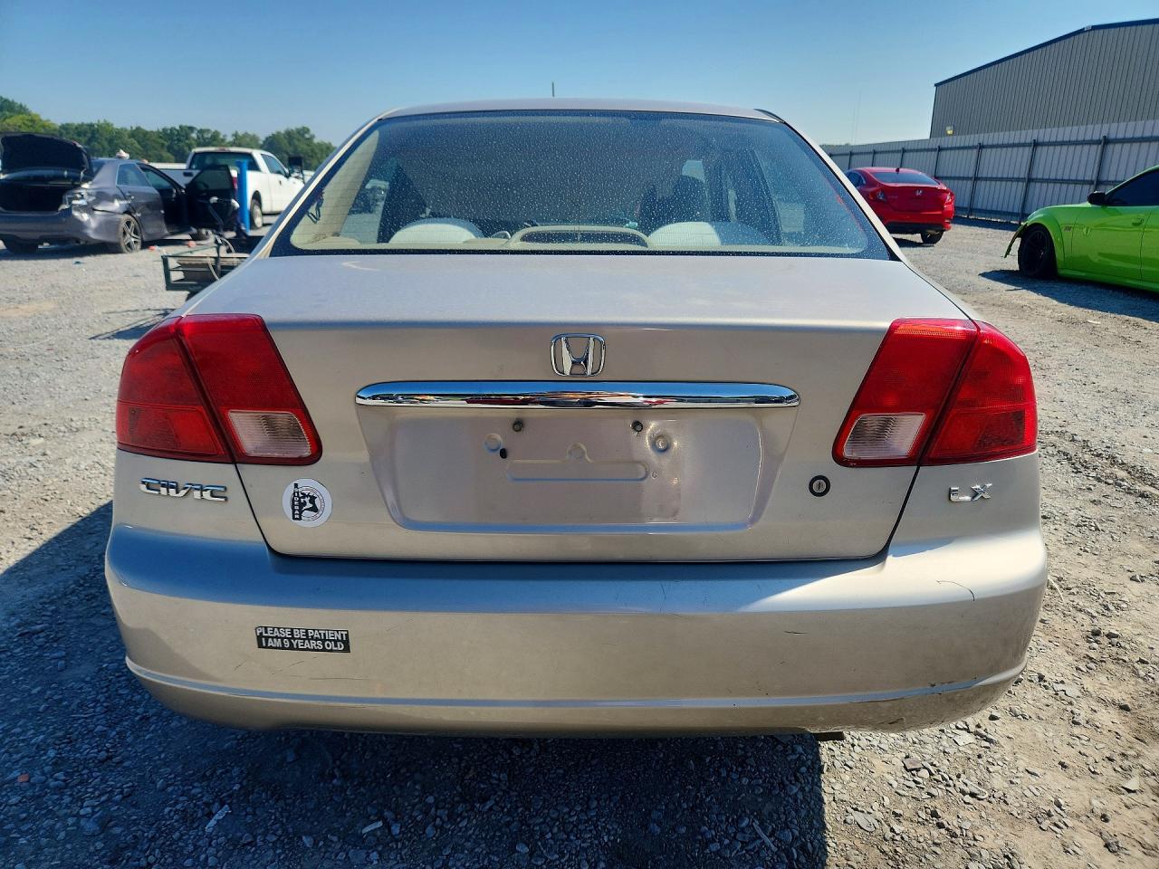 2001 Honda Civic Lx Tan vin: 1HGES16541L064570