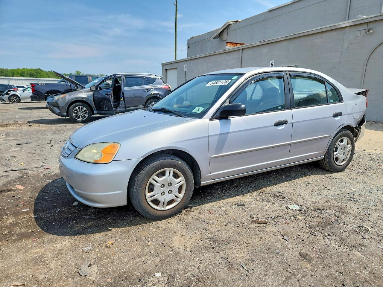 2001 Honda Civic Lx Серебряный vin: 1HGES16541L074547