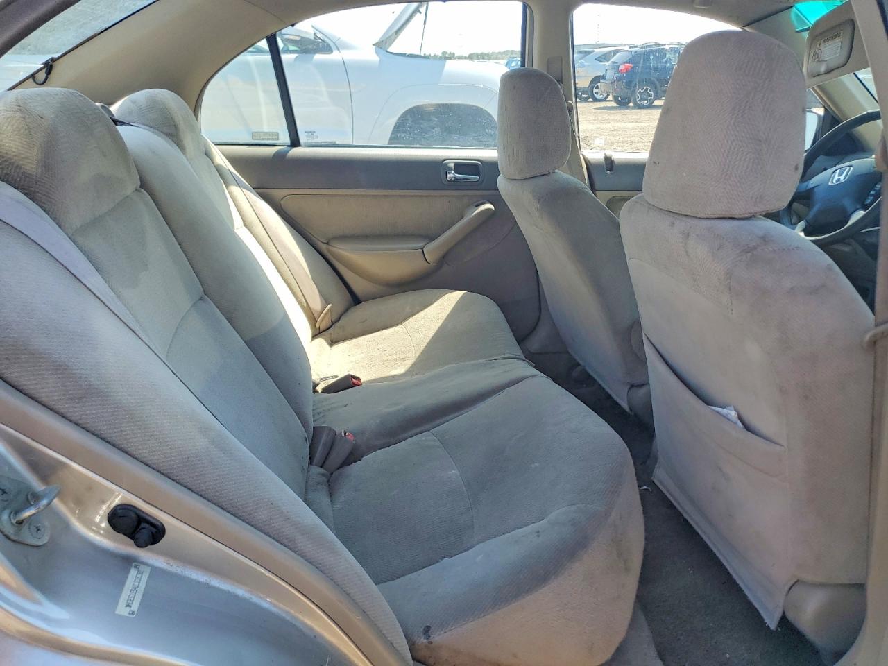 2002 Honda Civic Lx Silver vin: 1HGES16542L016262