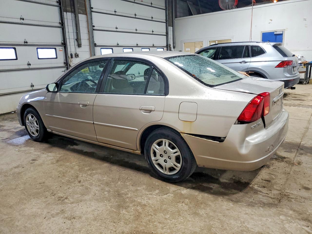 2002 Honda Civic Lx Tan vin: 1HGES16552L033748