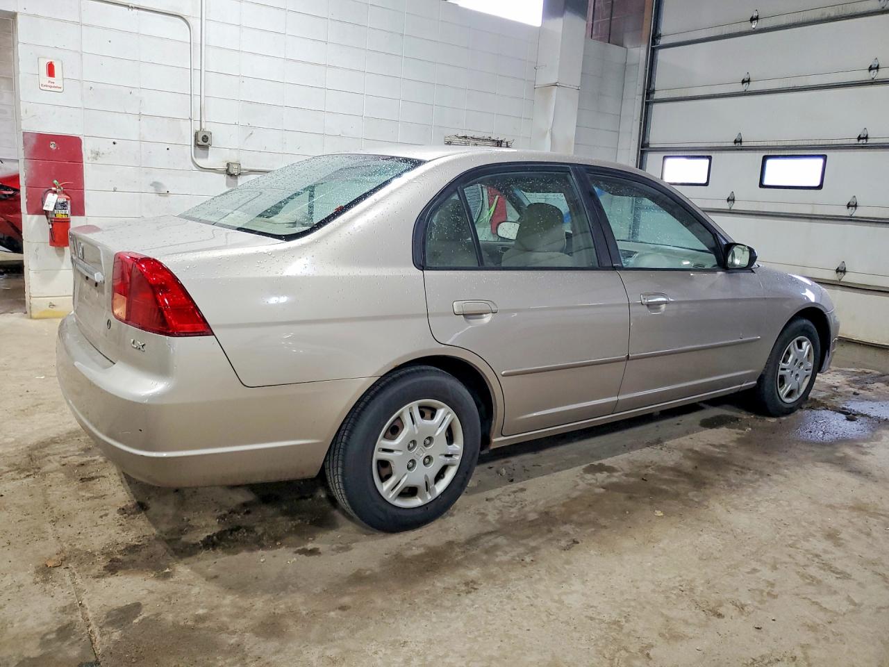 2002 Honda Civic Lx Tan vin: 1HGES16552L033748