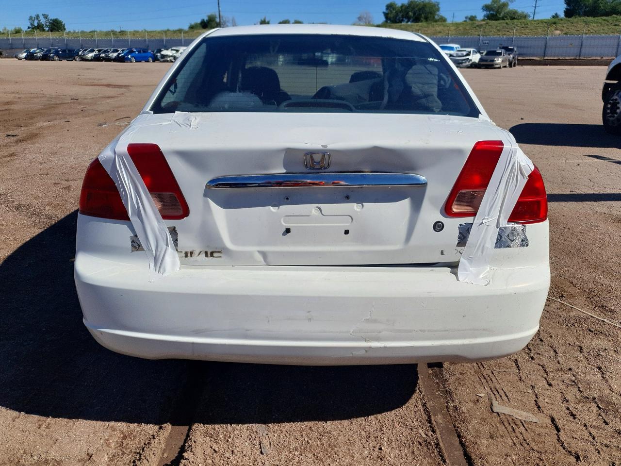 2002 Honda Civic Lx White vin: 1HGES16552L044734