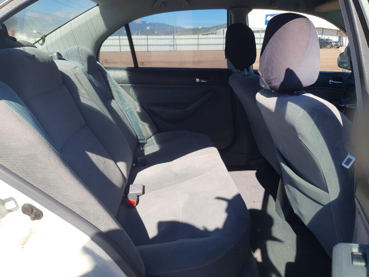 2002 Honda Civic Lx White vin: 1HGES16552L044734