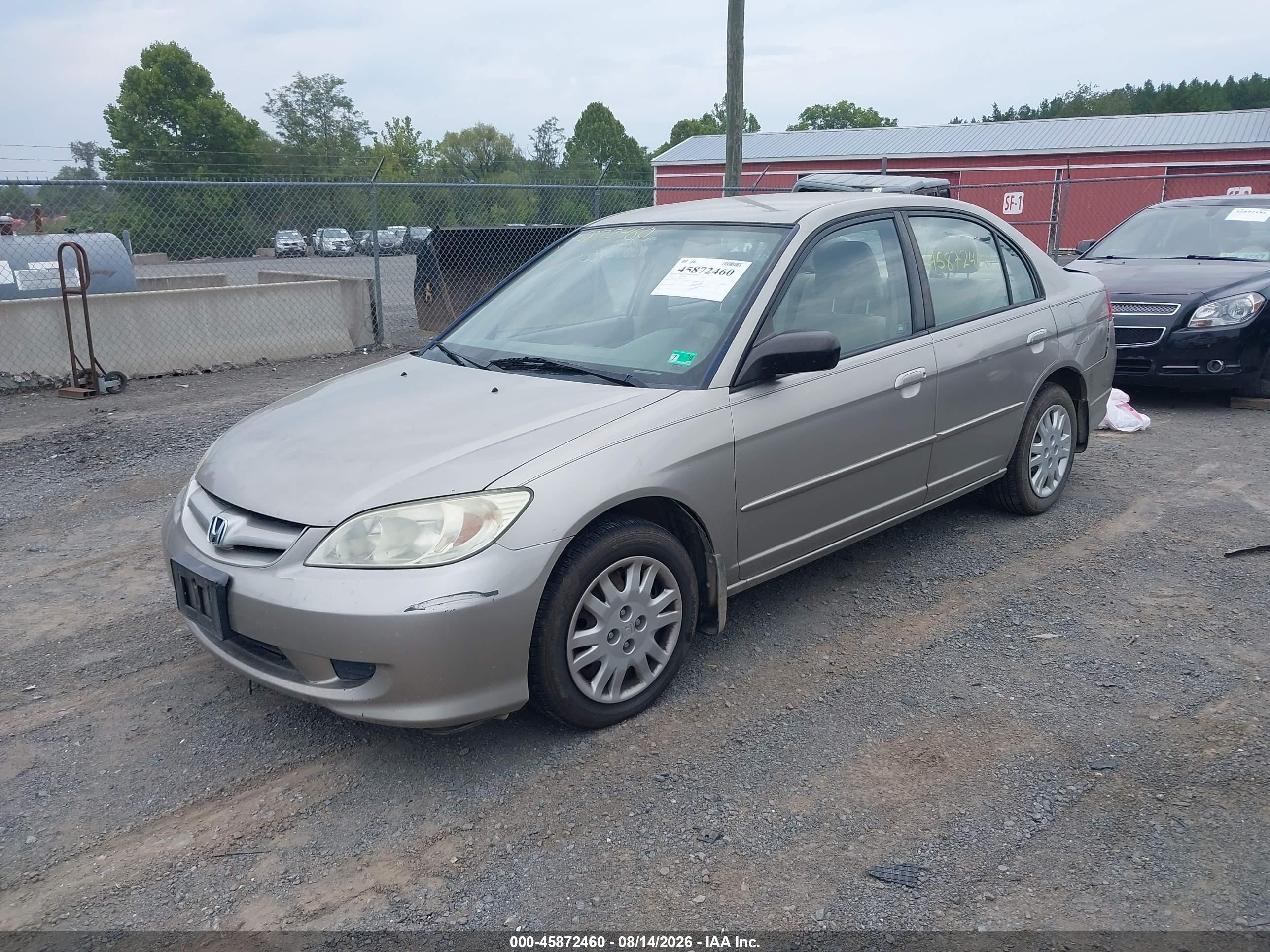 2004 Honda Civic Lx Gold vin: 1HGES16554L018377