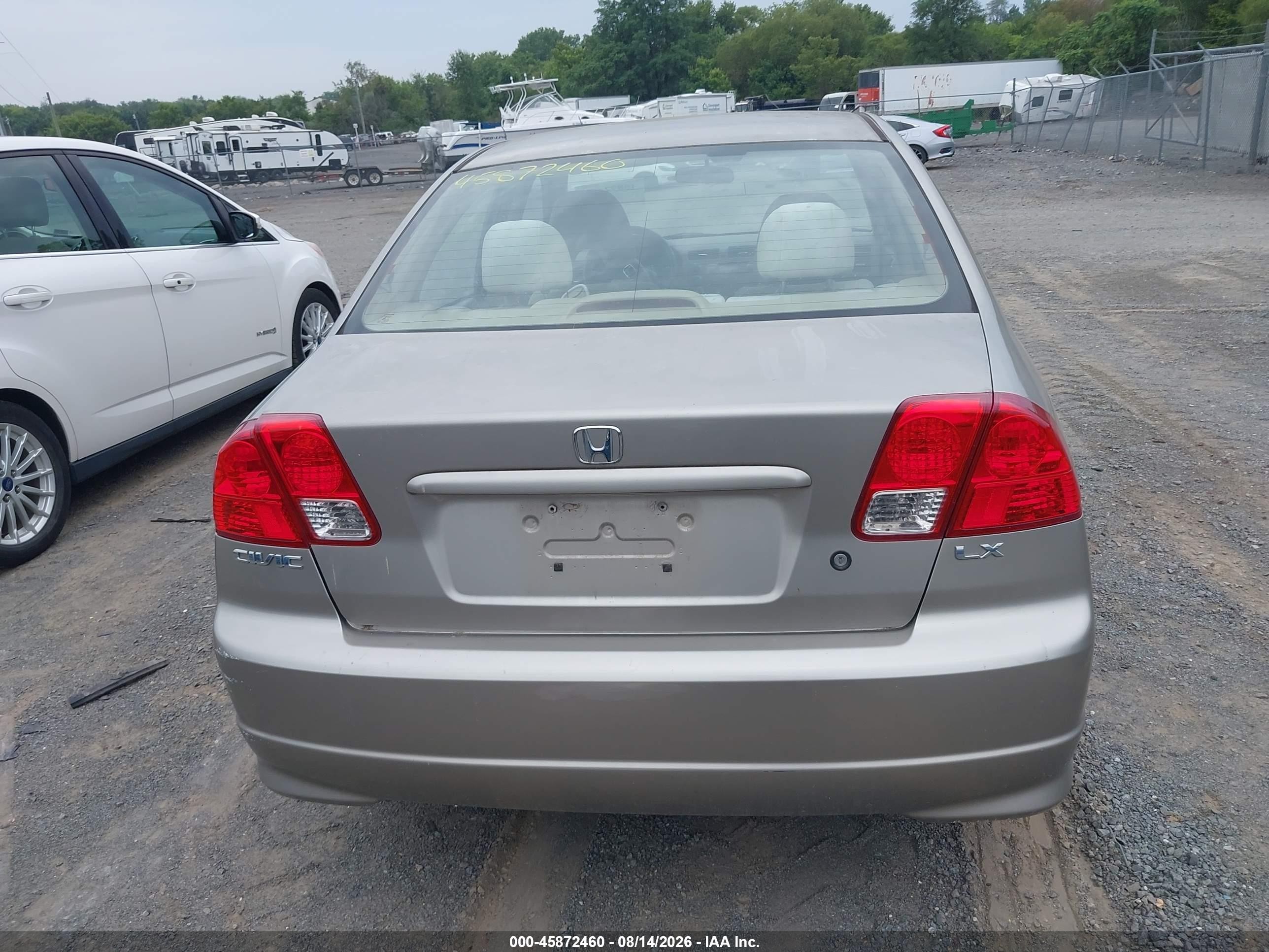 2004 Honda Civic Lx Gold vin: 1HGES16554L018377