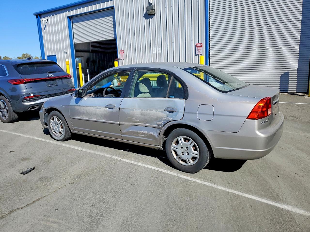 2002 Honda Civic Lx Желто-коричневый vin: 1HGES16562L003416
