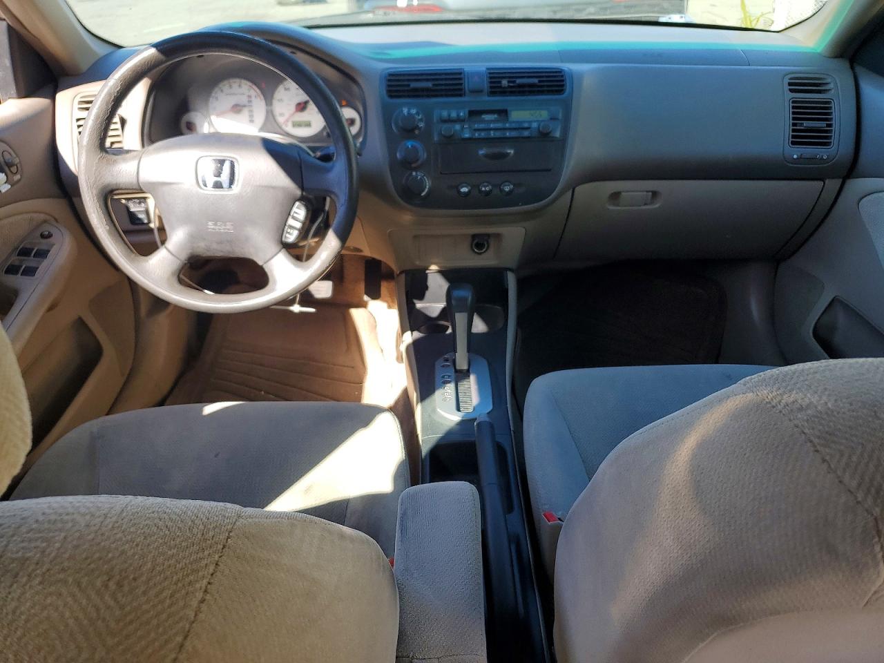 2002 Honda Civic Lx Желто-коричневый vin: 1HGES16562L003416