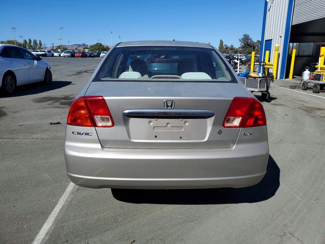 2002 Honda Civic Lx Желто-коричневый vin: 1HGES16562L003416
