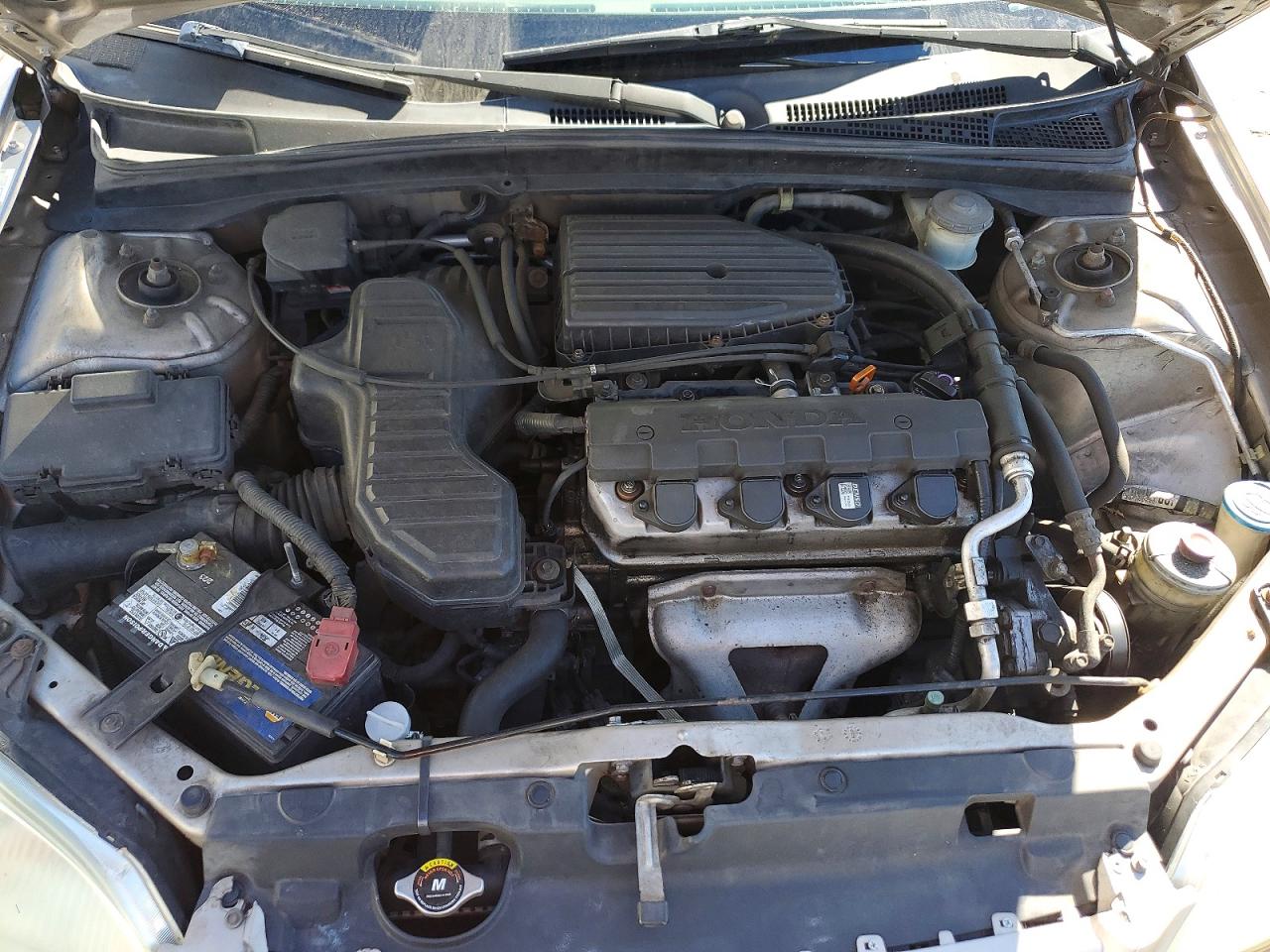 2002 Honda Civic Lx Желто-коричневый vin: 1HGES16562L003416