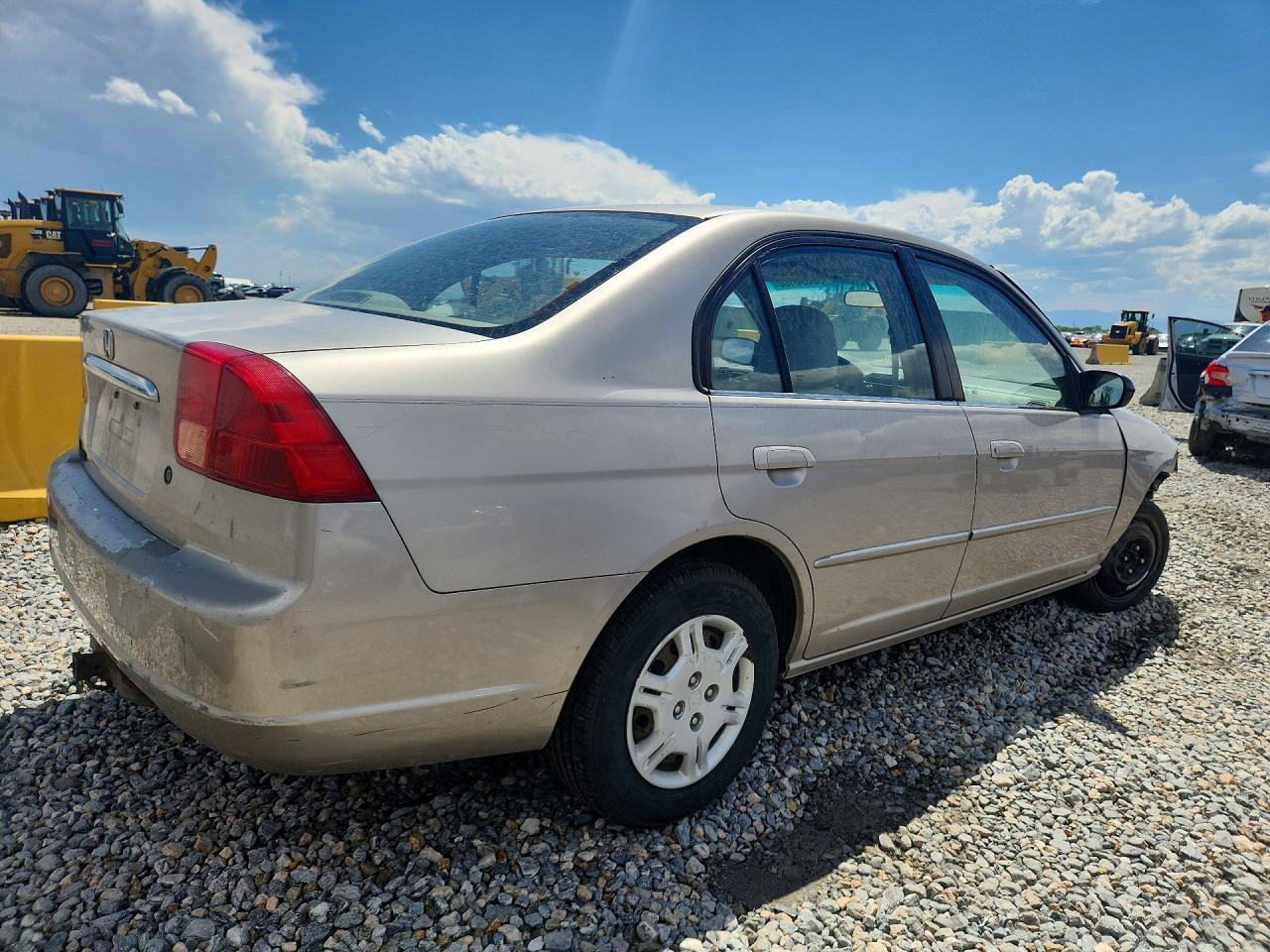 2002 Honda Civic Lx Silver vin: 1HGES16562L052079