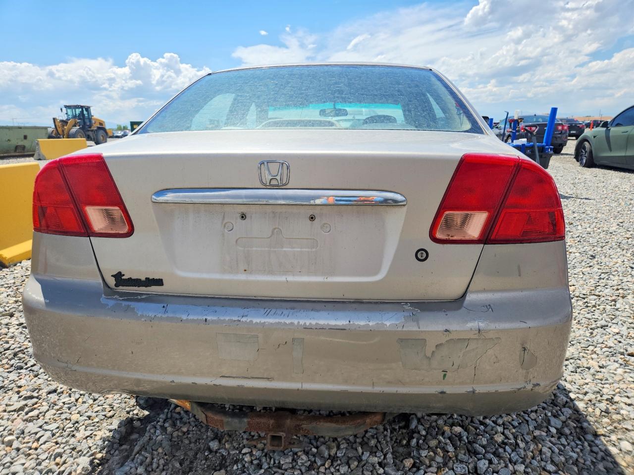 2002 Honda Civic Lx Silver vin: 1HGES16562L052079