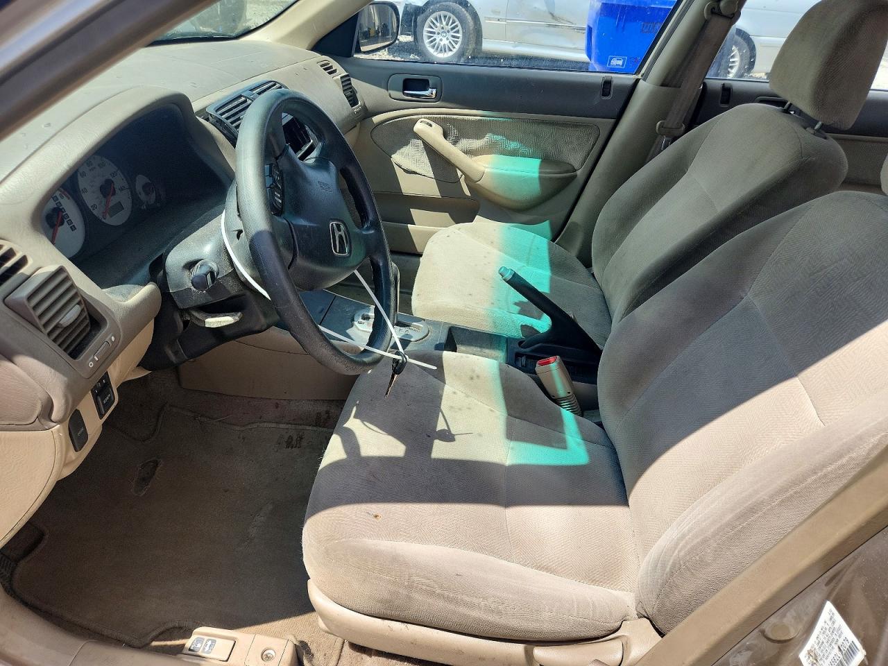 2002 Honda Civic Lx Silver vin: 1HGES16562L052079