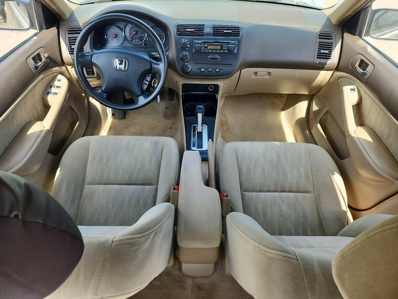 2004 Honda Civic Lx Silver vin: 1HGES16564L013463
