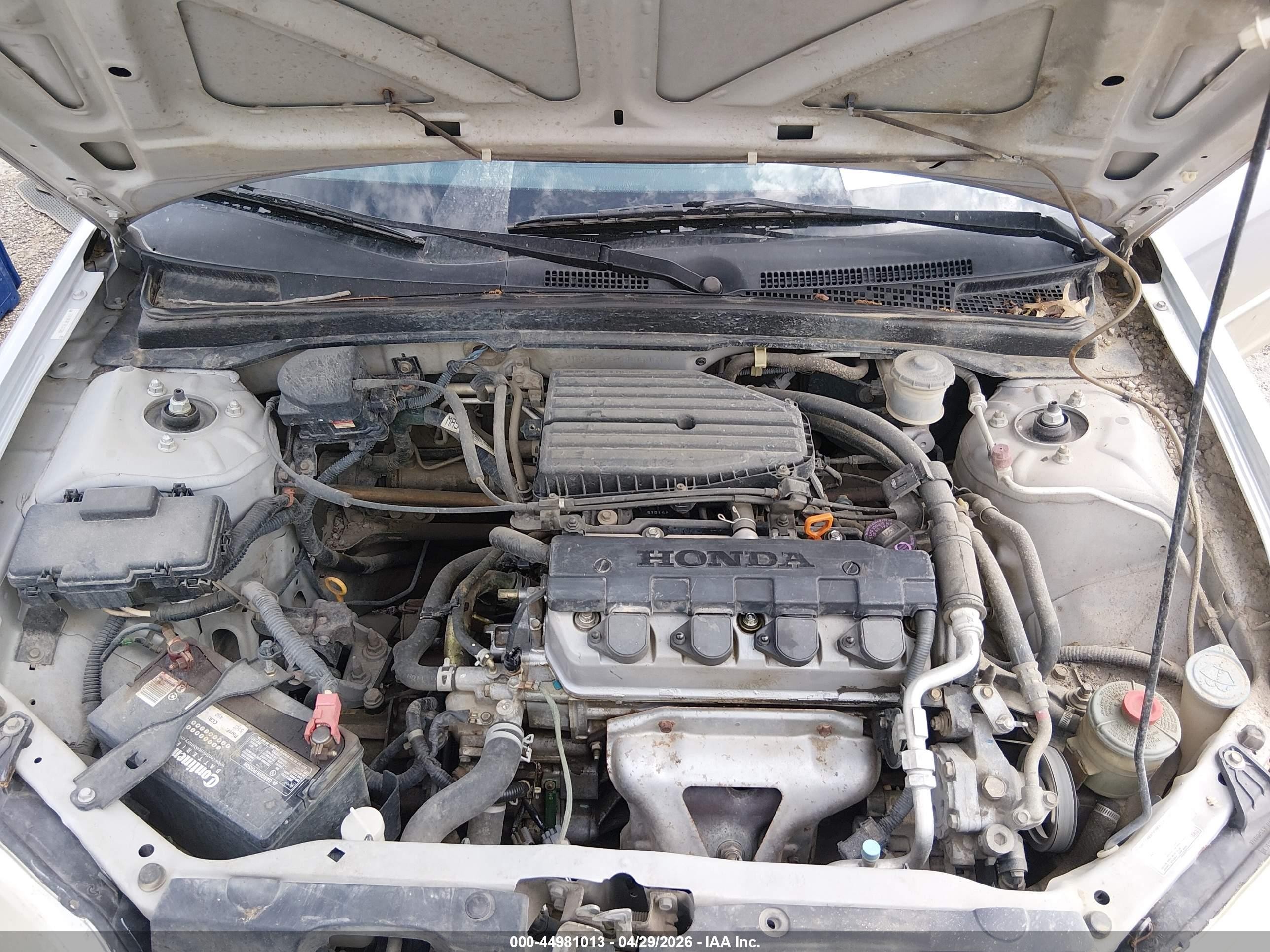 2002 Honda Civic Lx Серебряный vin: 1HGES16572L050518