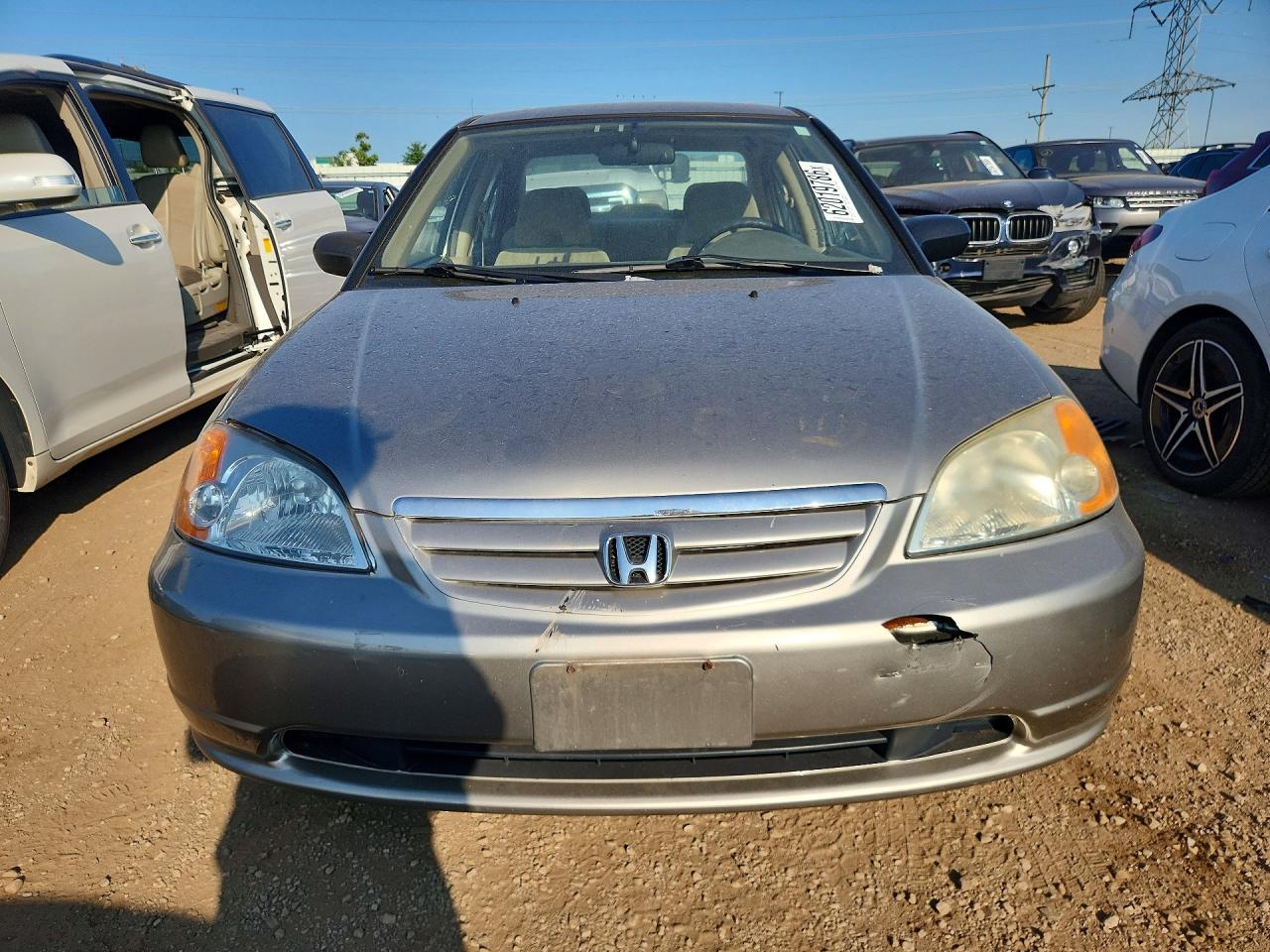 2003 Honda Civic Lx Cream vin: 1HGES16573L032957