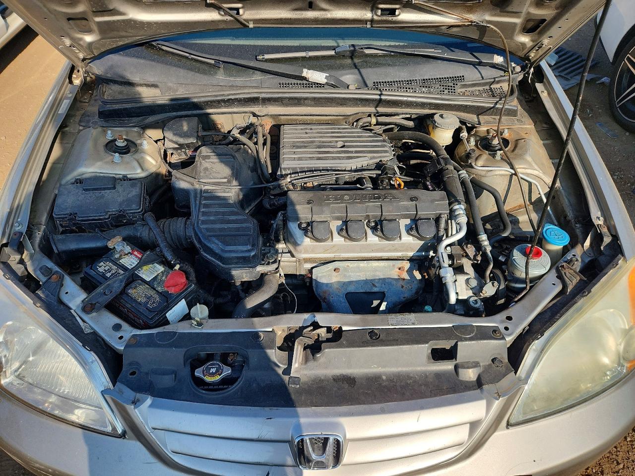 2003 Honda Civic Lx Cream vin: 1HGES16573L032957