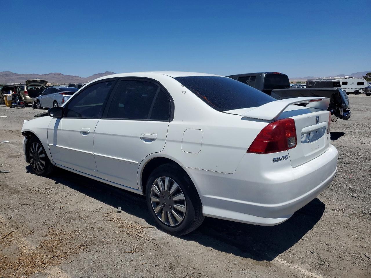2004 Honda Civic Lx Белый vin: 1HGES16574L013472