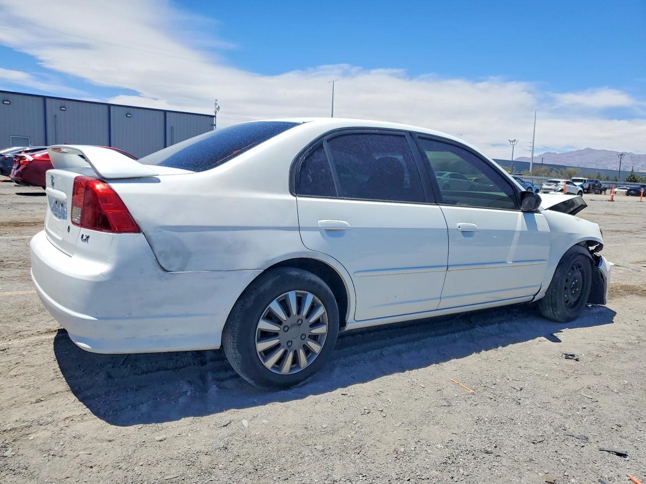 2004 Honda Civic Lx Белый vin: 1HGES16574L013472