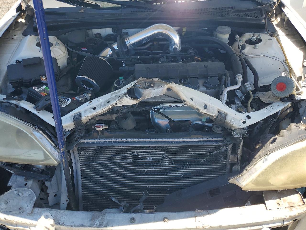 2004 Honda Civic Lx Белый vin: 1HGES16574L013472