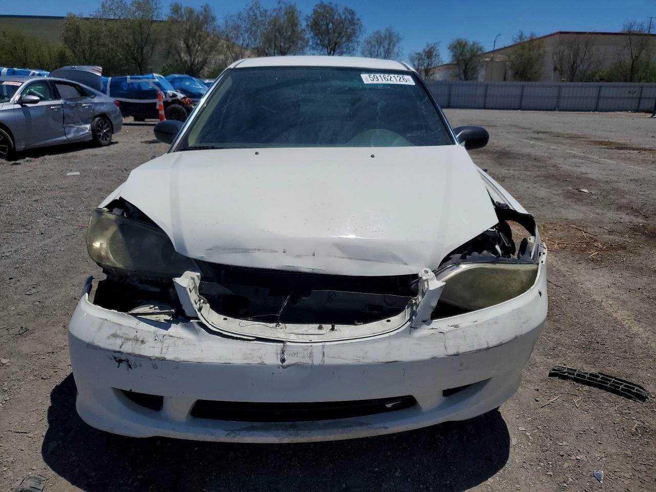 2004 Honda Civic Lx Белый vin: 1HGES16574L013472