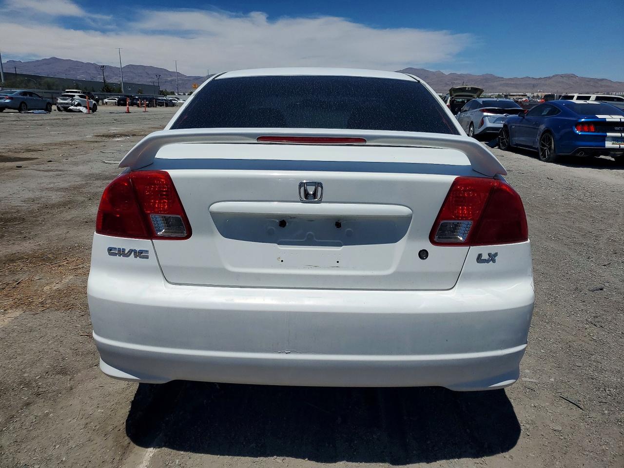 2004 Honda Civic Lx Белый vin: 1HGES16574L013472