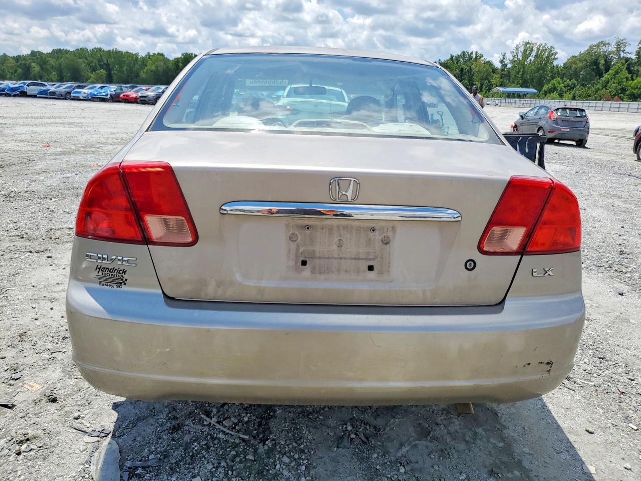 2001 Honda Civic Lx Tan vin: 1HGES16581L013380