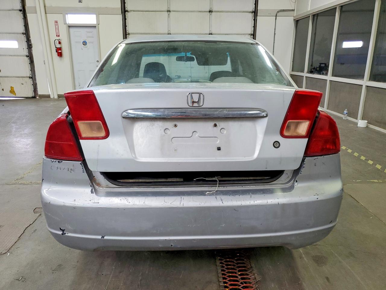 2002 Honda Civic Lx Gray vin: 1HGES16582L074634