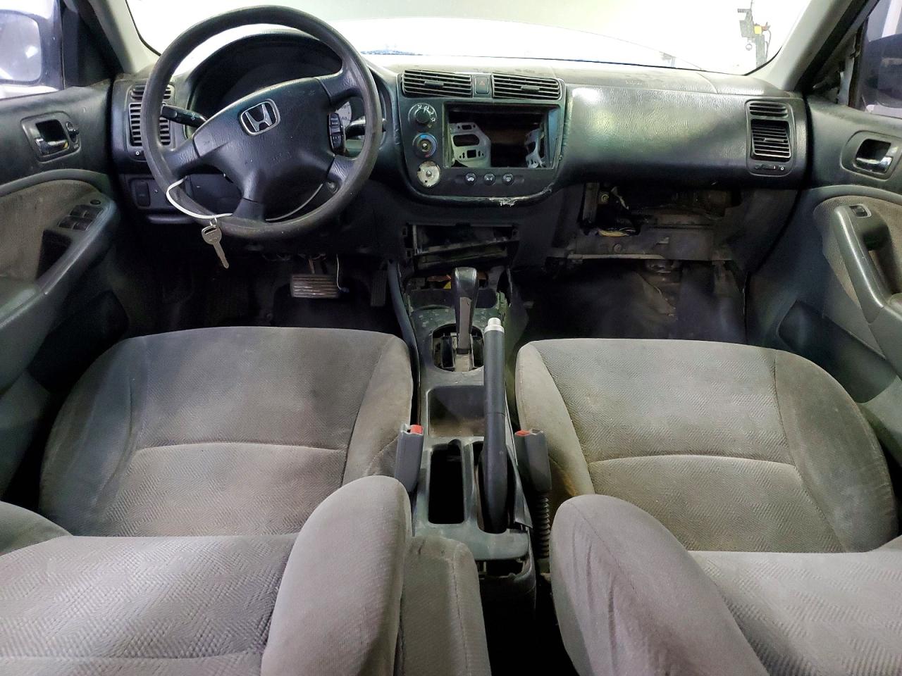 2002 Honda Civic Lx Gray vin: 1HGES16582L074634