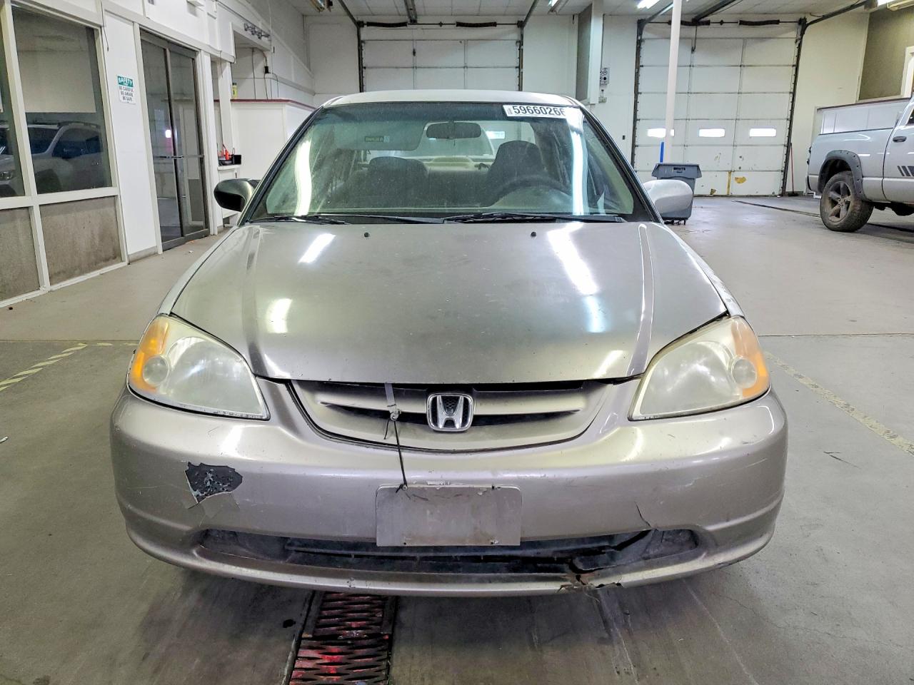 2002 Honda Civic Lx Gray vin: 1HGES16582L074634