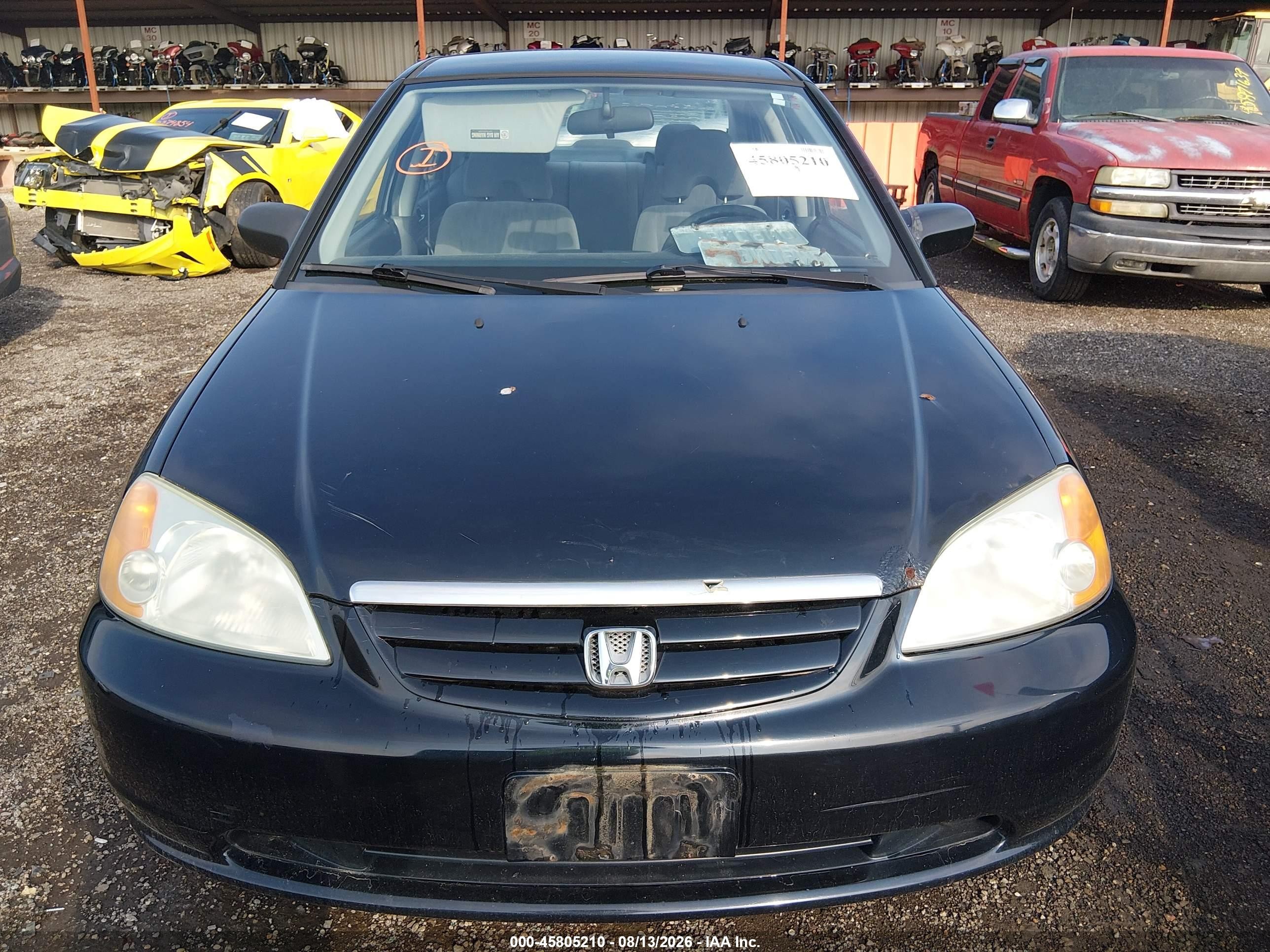2003 Honda Civic Lx Black vin: 1HGES16583L021417