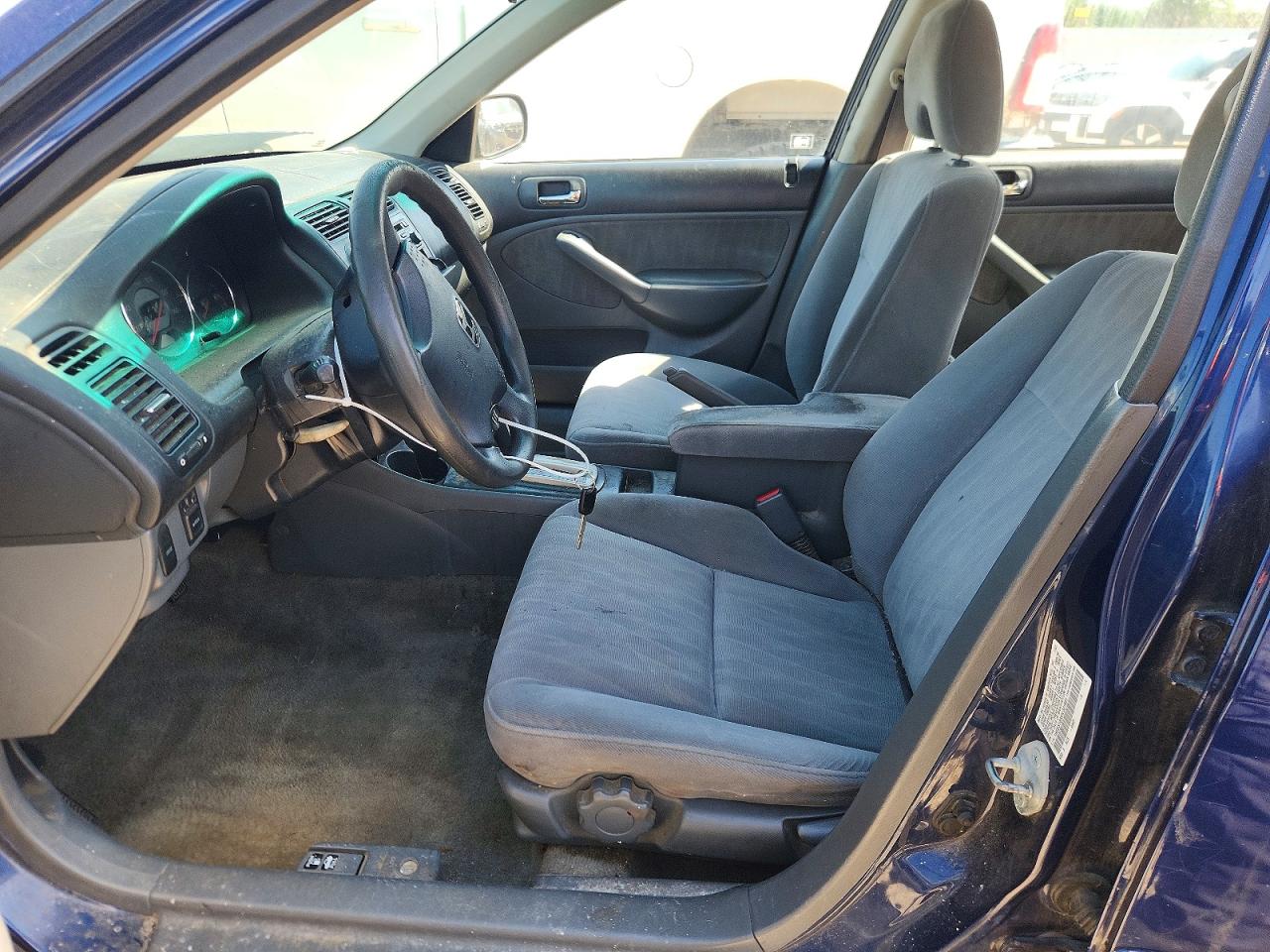 2003 Honda Civic 2d Coupe Синий vin: 1HGES16583L031851