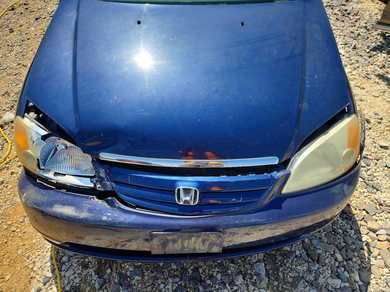 2003 Honda Civic 2d Coupe Синий vin: 1HGES16583L031851