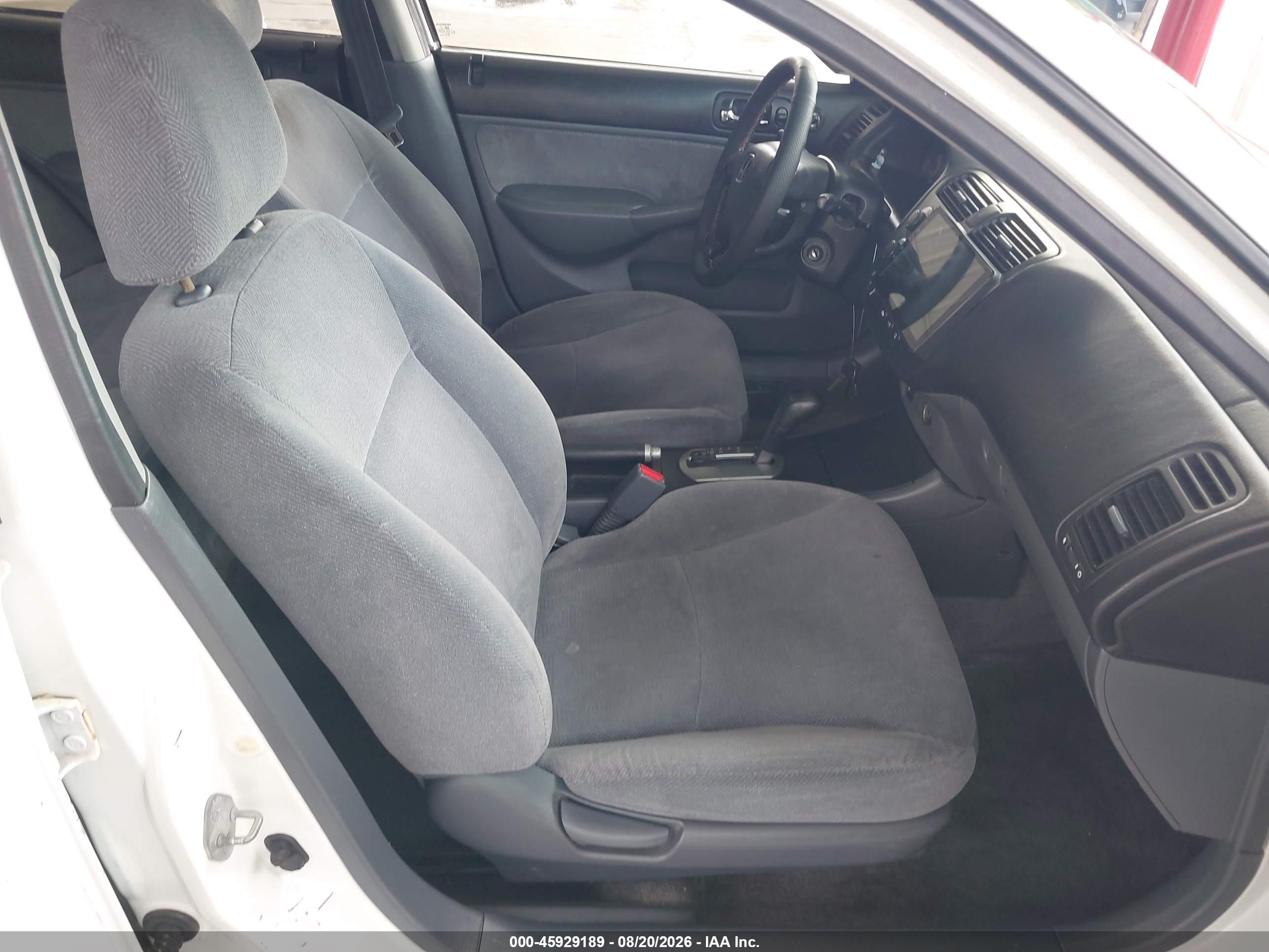 2002 Honda Civic Lx Белый vin: 1HGES16592L059107